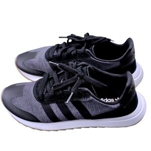 Adidas Originals Sneakers‎ Women 8.5 Black Gray Low Top Casual Athletic Shoes